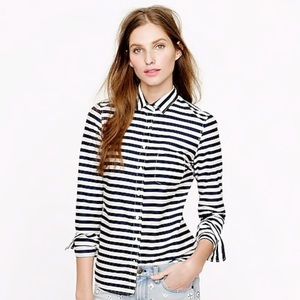 J. Crew Lightweight Boy Stripped Blouse 🔥Sale🔥